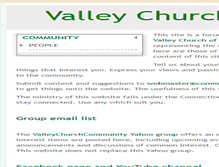 Tablet Screenshot of community.valleychurch.org